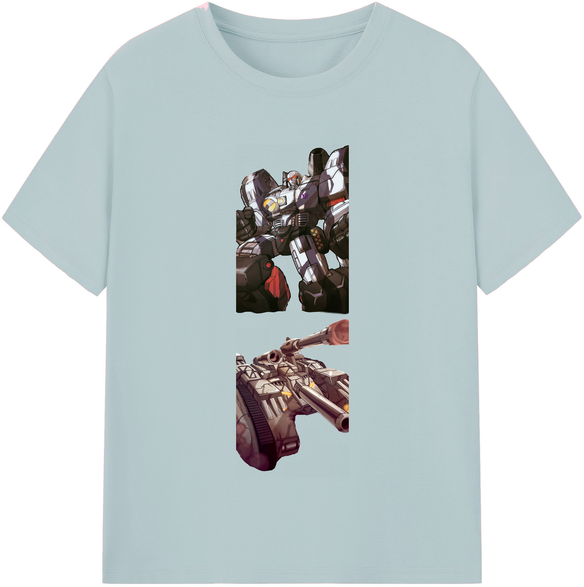 （画像用） Transformers トランスフォーマー 綿100％半袖Tシャツ（フロントプリント）